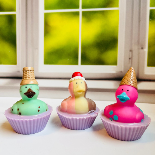 Birthday Ice Cream Duck Soap